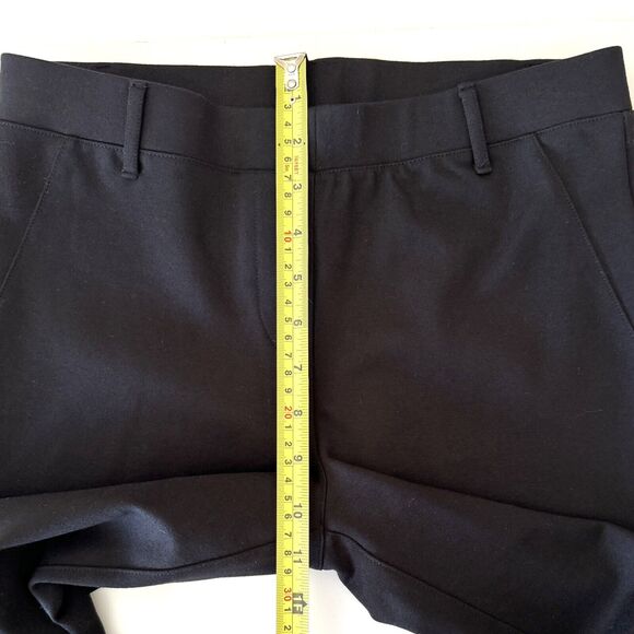 Quince Women’s Ultra-Stretch Ponte Knit Straight Leg Pant Black - Picture 5 of 11